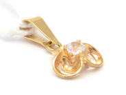 Jewellery, Pendant 18K 0,8g with stone, in auction: Pawn – Tuesday 27 September 2016