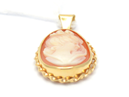 Jewellery, Pendant 18K 2,1g with Came ca16x21mm, in auction: Pawn – Tuesday 27 September 2016