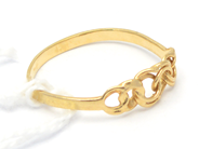 Jewellery, Ring Bismarck 18K 1,1g Ø16¾ skew/dented, in auction: Pawn – Tuesday 27 September 2016
