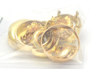 Lot, Lot of gold 18K 19,9g broken, in auction: Pawn – Tuesday 27 September 2016