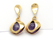 Jewellery, Earrings one pair 18K 2,0g with stones , in auction: Pawn – Tuesday 27 September 2016