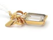 Jewellery, Pendant 18K 3,4g with stone, scratched, in auction: Pawn – Tuesday 27 September 2016