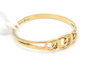 Jewellery, Ring Bismarck 18K 0,9g Ø18 skew, in auction: Pawn – Tuesday 27 September 2016