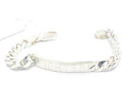 Jewellery, Bracelet "curb" S925 37,5g 21cm engraving, in auction: Pawn – Tuesday 27 September 2016