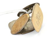 Jewellery, Cufflinks S830 10,7g engraving, in auction: Pawn – Tuesday 27 September 2016