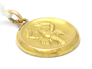 Jewellery, Pendant 14K 1,1g dented, in auction: Pawn – Tuesday 27 September 2016