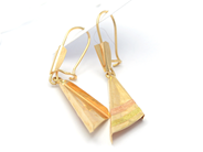 Jewellery, Earrings one pair double-dyed 18K 4,1g, in auction: Pawn – Tuesday 27 September 2016