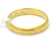 Lot, Ring 23K 7,5g Ø22¼ engraving, in auction: Pawn – Tuesday 27 September 2016
