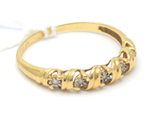 Jewellery, Ring 18K 1,3g Ø17 with stones, in auction: Pawn – Tuesday 27 September 2016