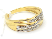 Jewellery, Ring 18K 4,6g Ø18¾ with stones, in auction: Pawn – Tuesday 27 September 2016