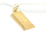 Jewellery, Pendant 18K 1,0g "gold bar 18K" scratched, in auction: Pawn – Tuesday 27 September 2016