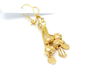 Jewellery, Earrings one pair 21K 3,8g skew, in auction: Pawn – Tuesday 27 September 2016