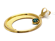 Jewellery, Pendant 18K 2,3g with stone, in auction: Pawn – Tuesday 27 September 2016