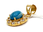 Jewellery, Pendant 21K 1,3g with stone, in auction: Pawn – Tuesday 27 September 2016
