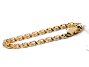 Jewellery, Bracelet Bismarck 18K 20,6g 20cm defect in säkerhetslåset, in auction: Pawn – Tuesday 27 September 2016