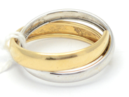 Jewellery, Ring double-dyed 18K 2,3g Ø16 , in auction: Pawn – Tuesday 27 September 2016