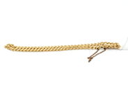 Lot, Bracelet "curb" 18K 5,9g 19cm, with safety-chain not gold, in auction: Pawn – Tuesday 27 September 2016