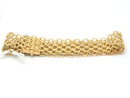 Lot, Bracelet X-bracelet 18K 26,5g 19cm, a couple of skew links, in auction: Pawn – Tuesday 27 September 2016