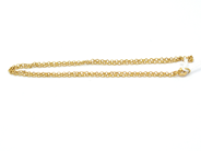 Jewellery, Necklace "loop-in-loop-link" 18K 2,9g 38cm, in auction: Pawn – Tuesday 27 September 2016