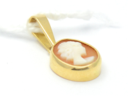 Jewellery, Pendant 18K 1g with cameo, in auction: Pawn – Tuesday 27 September 2016