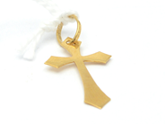 Jewellery, Pendant Cross 18K 0,4g , in auction: Pawn – Tuesday 27 September 2016