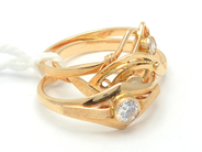 Lot, Lot of gold 14K 5,2g with stones, skew, in auction: Pawn – Tuesday 27 September 2016