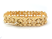Lot, Bracelet 18K 38g 20cm, small dents, in auction: Pawn – Tuesday 27 September 2016
