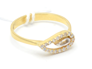Jewellery, Ring 18K 2,2g Ø17¾ with stones, in auction: Pawn – Tuesday 27 September 2016