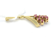 Jewellery, Pendant 14K 1,3g with stones, in auction: Pawn – Tuesday 27 September 2016