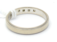 Jewellery, Ring white gold 18K 3,1g Ø17¼ with diamond 6xca0,01ct, in auction: Pawn – Tuesday 27 September 2016