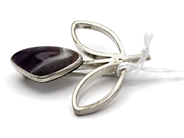 Jewellery, Brooch Silver 11,2g with stone, in auction: Pawn – Tuesday 27 September 2016