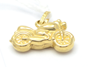 Jewellery, Pendant Motorcykel 18K 1,7g, in auction: Pawn – Tuesday 27 September 2016