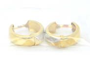 Jewellery, Earrings 1 pair double-dyed 18K 1,9g, in auction: Pawn – Tuesday 27 September 2016