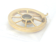 Lot, Pendant 18K 0,7g with stone, defect, in auction: Pawn – Tuesday 27 September 2016