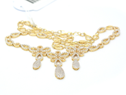 Jewellery, Neck jewellery 18K 25,1g 51cm with stones, in auction: Pawn – Tuesday 27 September 2016