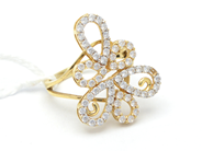 Lot, Ring 18K 4,1g with stones, defect, in auction: Pawn – Tuesday 27 September 2016