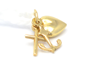 Jewellery, Pendant Tro, hopp and kärlek 18K 0,4g, in auction: Pawn – Tuesday 27 September 2016