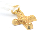 Jewellery, Pendant Cross 18K 0,6g, in auction: Pawn – Tuesday 27 September 2016