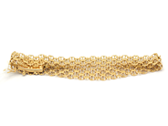 Lot, Bracelet X-bracelet with bar 18K 15,2g 19cm, skew, in auction: Pawn – Tuesday 27 September 2016