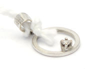 Jewellery - Pendant white gold with stone 18K 0,6g - View 1