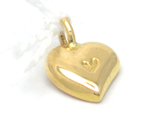 Jewellery, Pendant Heart 18K 2,6g, in case, in auction: Pawn – Tuesday 27 September 2016