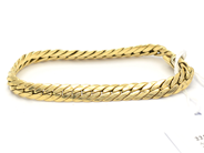 Lot - Bracelet "curb" 18K 13,2g 19,5cm, dents - View 1
