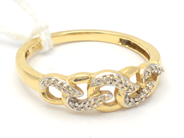 Jewellery - Ring 18K 3,2g Ø18¼ with diamonds 31xca0,005ct - View 1