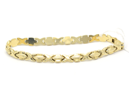Lot, Bracelet 14K 9,7g, skew and dented, in auction: Pawn – Tuesday 27 September 2016