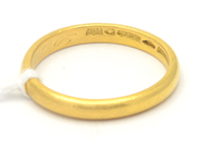 Lot, Ring 23K 6,8g, engraved and worn, in auction: Pawn – Tuesday 27 September 2016