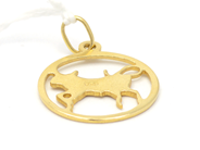 Jewellery, Pendant Tjuren 18K 3,2g, in auction: Pawn – Tuesday 27 September 2016