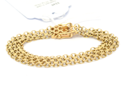 Jewellery, Bracelet X-bracelet 18K 19,2g 19cm, in auction: Pawn – Tuesday 27 September 2016