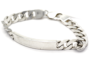Jewellery - Bracelet S925 35,9g 20cm with name plate, skew - View 1