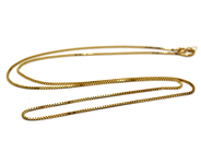 Jewellery, Necklace 18K 6,6g 59,5cm Box-chain, in auction: Pawn – Tuesday 27 September 2016