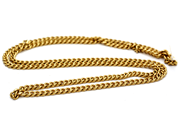 Jewellery, Necklace 18K 34,8g ca65cm "curb", not openable, in auction: Pawn – Tuesday 27 September 2016